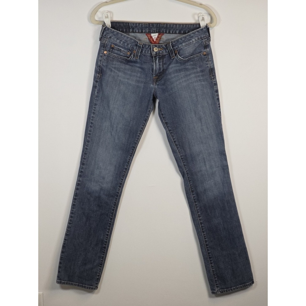 Lucky Brand Jeans Womens 6 Gene Montesano 6 Bronx Lola Straight Blue Y2K - Picture 2 of 13